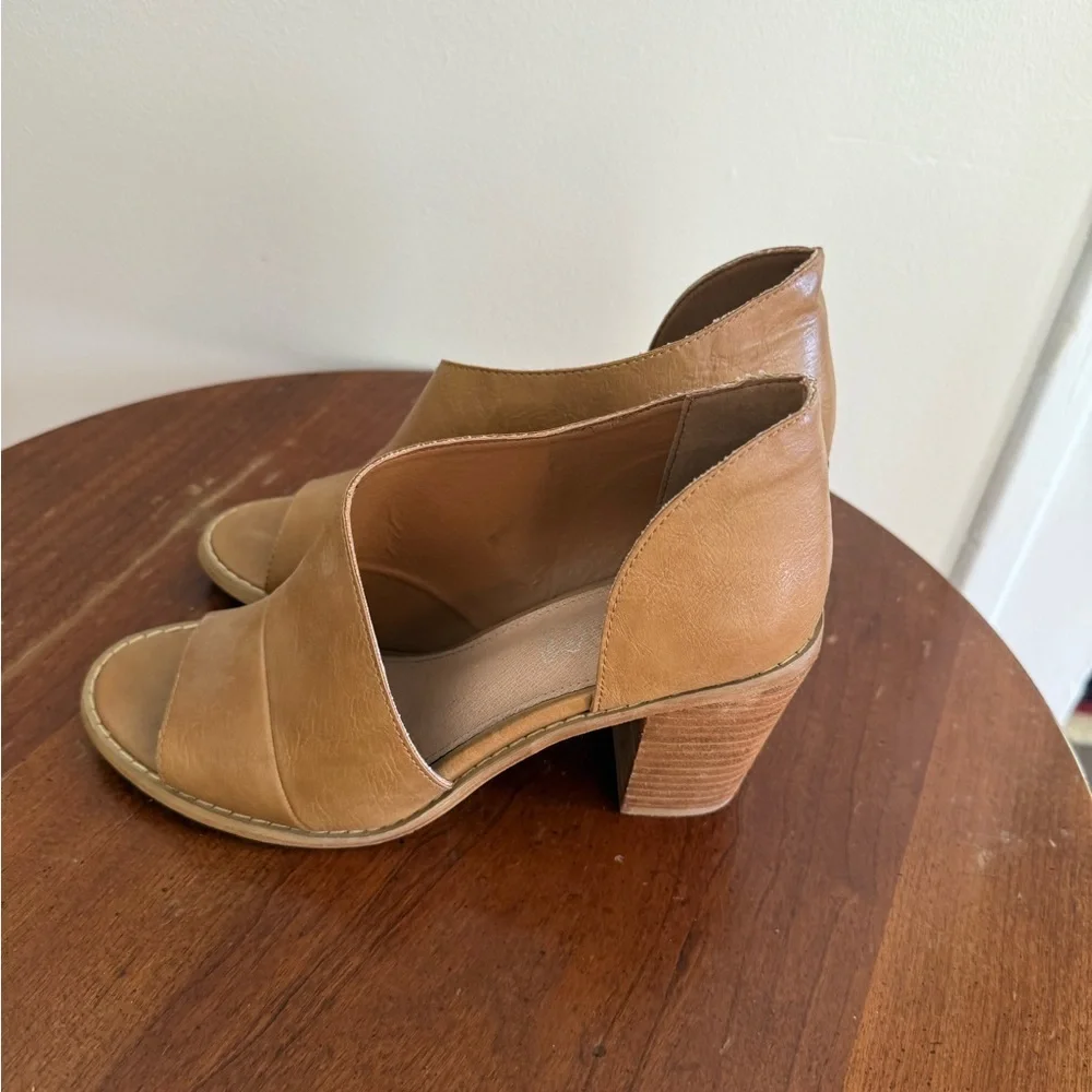 Mi.iM Brown Jessica Heels Cutout Women’s Size 8.5 - Picture 5 of 10
